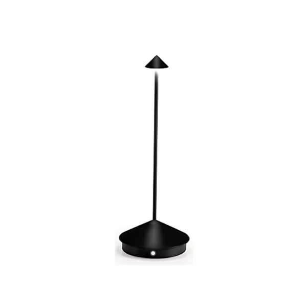 Elosung Black Modern Minimalist Aluminum Led Mushroom Night Light Creative Bedside Atmosphere Lamp For Dining Room And Bedroom Night Lights