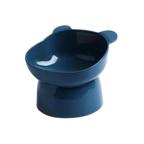 High Foot Pet Food Water Bowl With Neck Protector For Cats And Dogs Dog Bowls