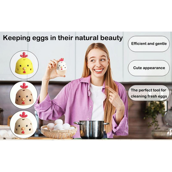 New Kitchen Gadget Egg Scrubber Silicone Washer Machine Tool Cleaner Brush Other Kitchen Gadgets