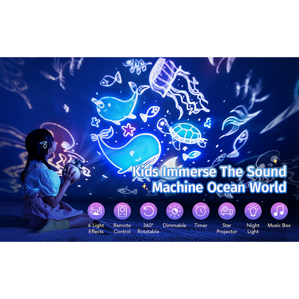 Night Light Projector For Kids Nursery With Space Rotation Usb Rechargeable Led Lamp Lamps
