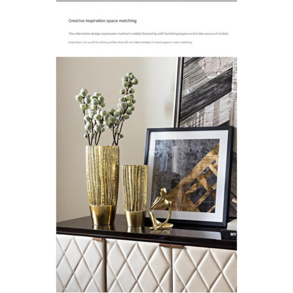 Elosung Nordic Abstract Resin Figurine Modern Minimalist Home Decor Sculpture Black Sculptures & Figurines