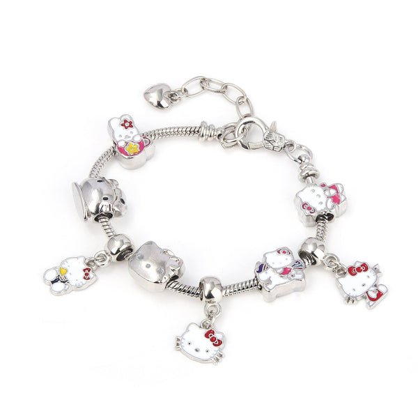 Cute Kitty Cat Bracelet Anime Girl Student Jk Best Friend Birthday Gift Cartoon Diy Bracelets