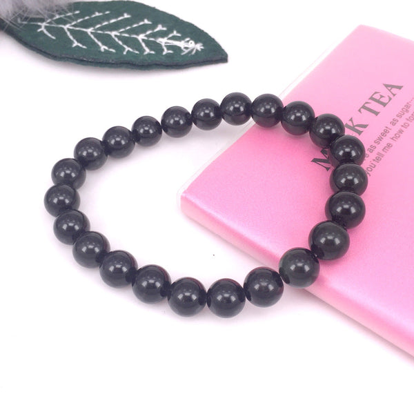 Black Onyx Bracelet For Women Geometric Design In Fashion Jewellery Category Bracelets