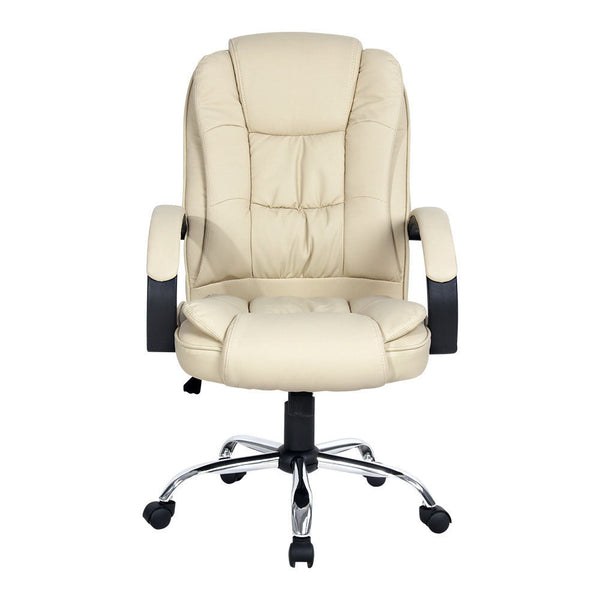 Pu Leather Office Chair High Back Tilt Adjustable Swivel Furniture Office Chairs