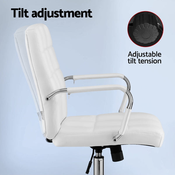 Artiss Office Chair Seat Pu Work Computer Desk Chairs Office Chairs