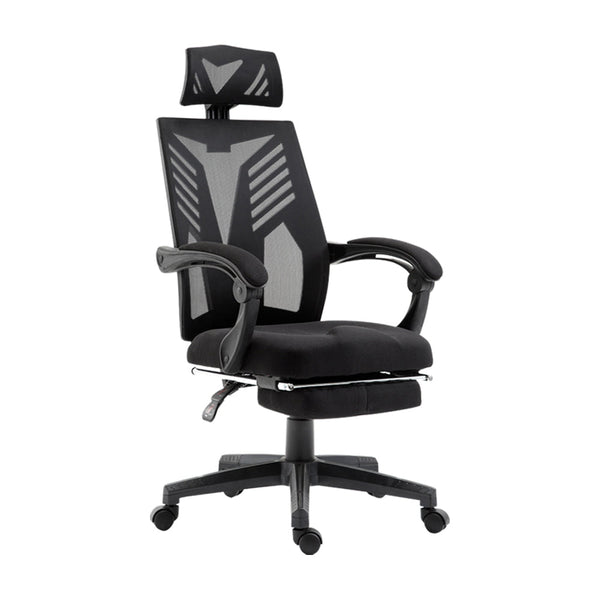 Artiss Mesh Office Chair Recliner Black Office Chairs