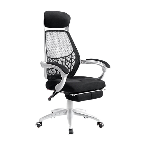Artiss Mesh Office Chair Recliner Black Office Chairs