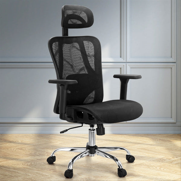Artiss Ergonomic Office Chair Recline Black Office Chairs