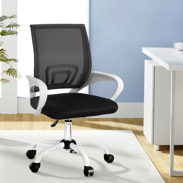 Office Chair Mesh Computer Gaming Desk Chairs Work Study Mid Back Office Chairs