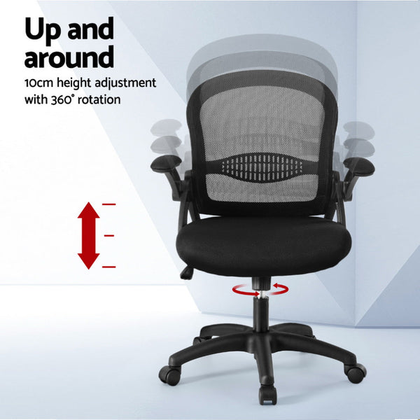 Artiss Mesh Office Chair Computer Gaming Desk Chairs Work Study Mid Back Office Chairs
