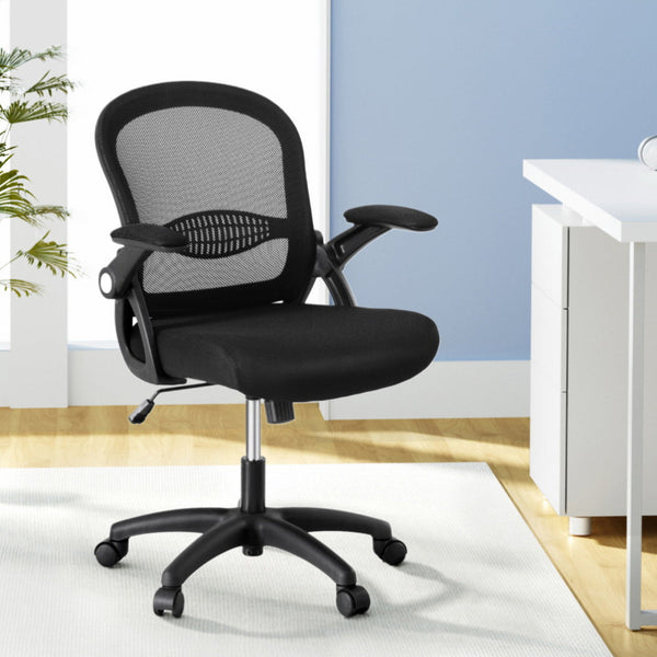 Artiss Mesh Office Chair Computer Gaming Desk Chairs Work Study Mid Back Office Chairs