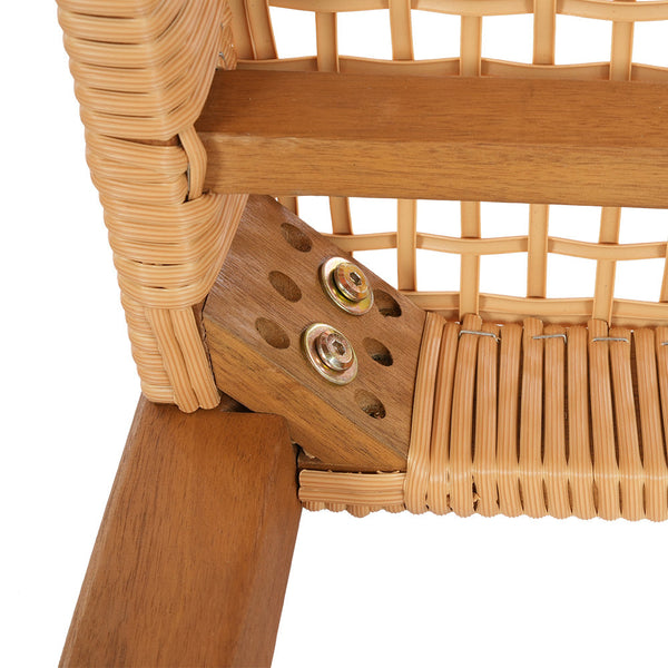 Patio Benches Gardeon Outdoor Garden Bench Seat Dining Acacia Wood 2 Seater Patio Furniture