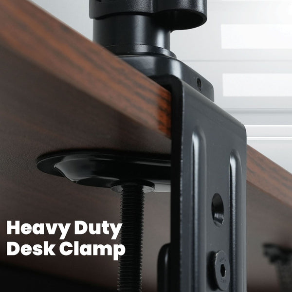 Fortia Triple Computer Monitor Mount Stand Desk With 3 Adjustable Arm Holder 15 To 32 Inch Displays Monitor Mounts & Stands
