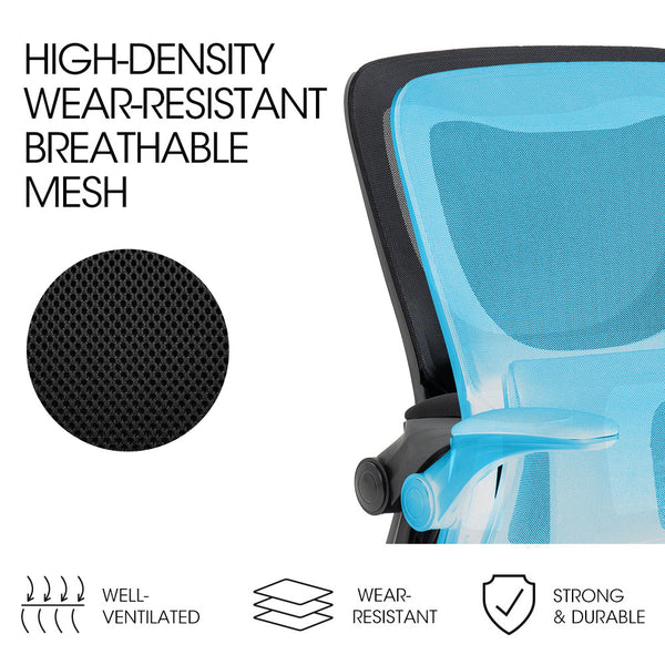 Fortia Ergonomic Mesh Office Chair Computer Seat Adjustable Recline Black Office Chairs