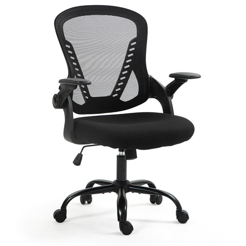 Fortia Ergonomic Office Desk Chair Coolmesh Fabric Recline Black Mesh/Black Frame Office Chairs