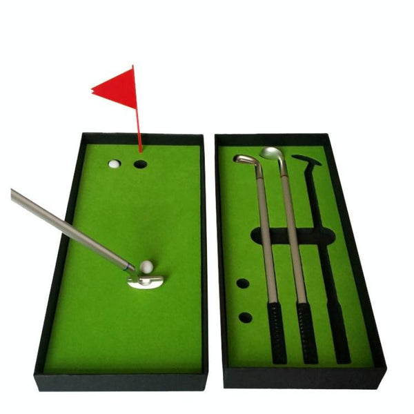 Mini Golf Putting Mat Trainer Compact Durable Metal Design For Home And Office Other Golf Accessories