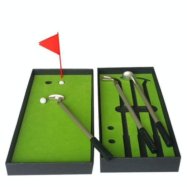 Mini Golf Putting Mat Trainer Compact Durable Metal Design For Home And Office Other Golf Accessories