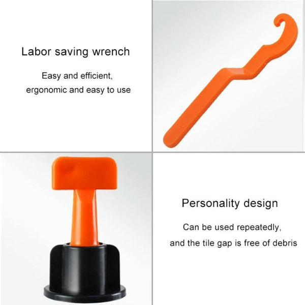 50 Pack Tile Leveling Clips For Precise Paving Alignment And Surface Evenness Tiling Accessories