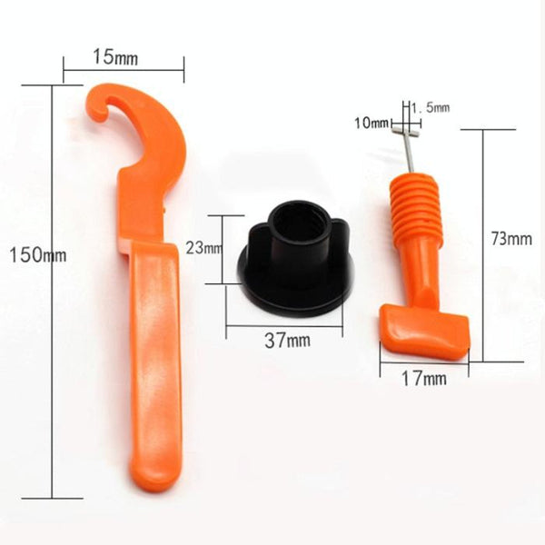 50 Pack Tile Leveling Clips For Precise Paving Alignment And Surface Evenness Tiling Accessories