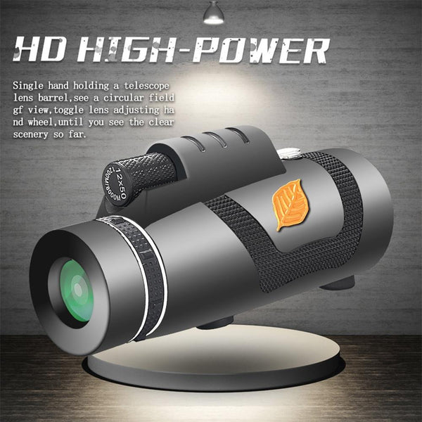 Professional 12X50 High Definition Monocular Night Vision Telescope Binoculars & Monoculars