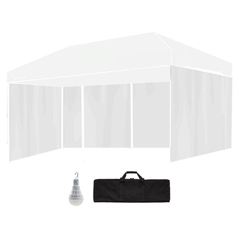Red Track Accessory Pack For 6X3m White Gazebo Includes Walls Wheeled Carry Bag Rechargeable Usb Lamp Gazebos & Pergolas
