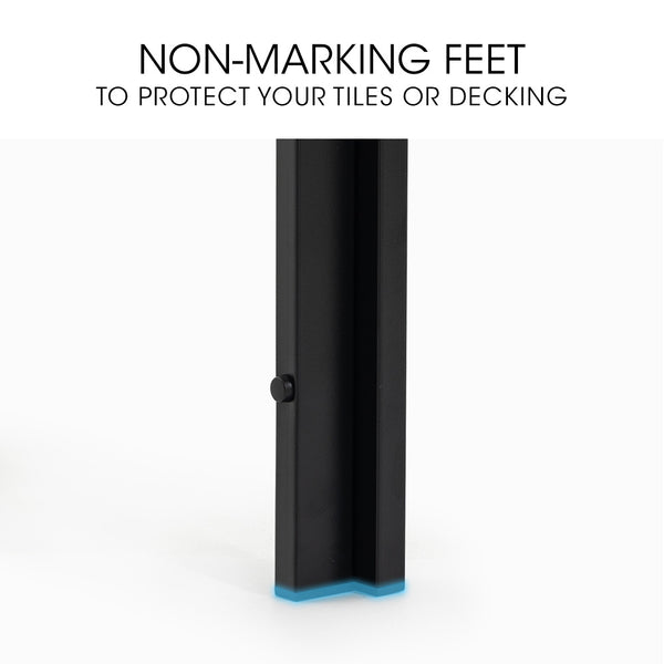 Fortia 150X90cm Outdoor Dining Table Rectangular Furniture Outside Patio & Garden Tables