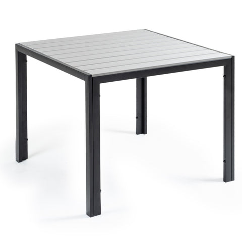 Fortia 90 X 90Cm Outdoor Dining Table Square Furniture Outside Patio & Garden Tables