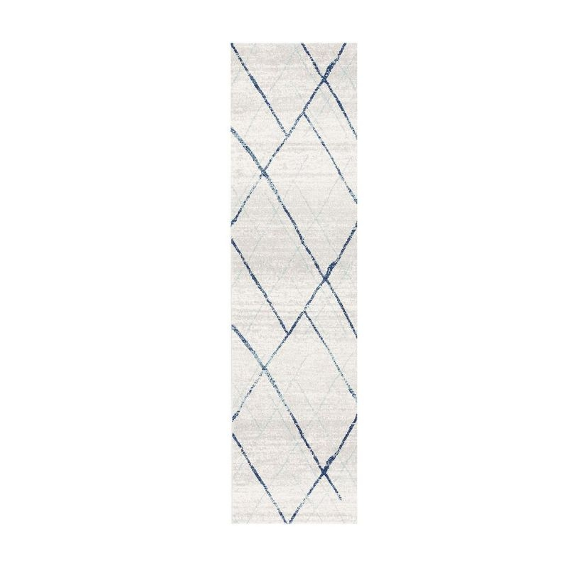 Rug Culture Oasis 452 Blue Runner By 300X80cm Rugs