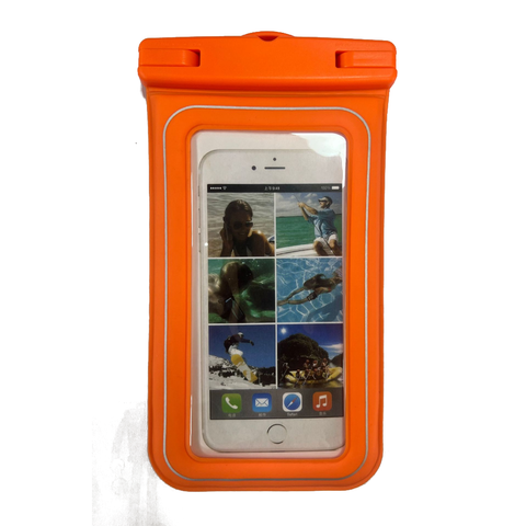 Elosung Orange Floating Waterproof Phone Pouch Secure Durable Other Mobile Accessories