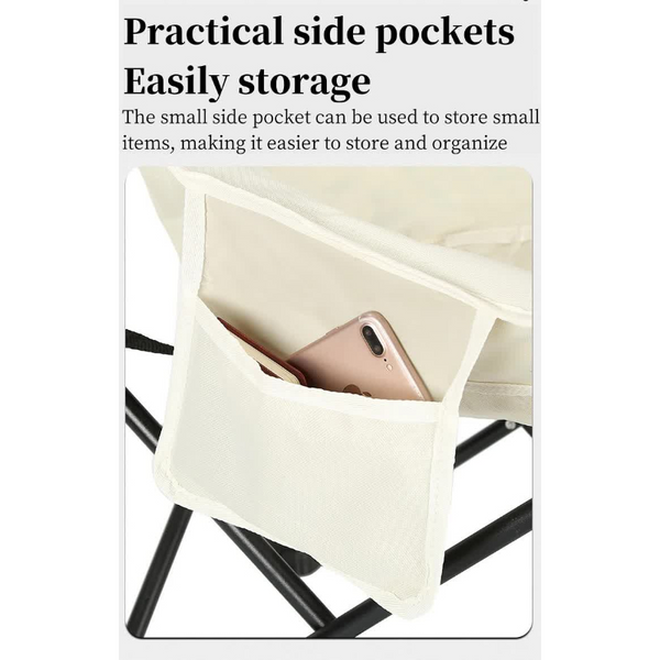 Elosung Green Outdoor Folding Camping Chair Portable Lounge Lightweight Beach Fishing Stool And Picnic Seat Perfect For Adventures Camping Chairs