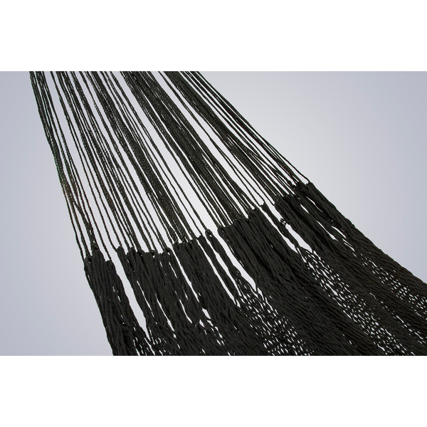 Outdoor Undercover Cotton Mayan Legacy Hammock King Size Black Hammocks