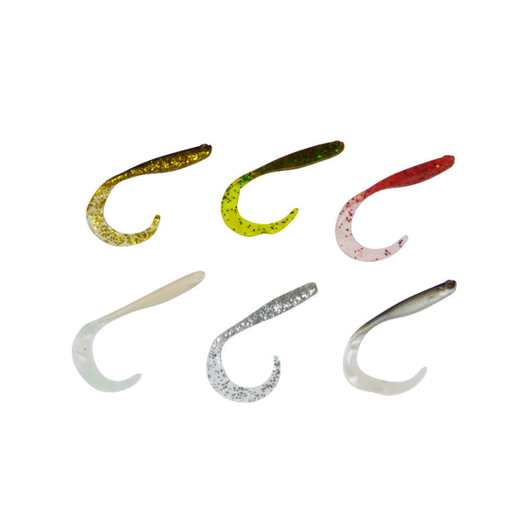 Swimerz 75Mm Vibro Tail Calamari Scented 8 Pack Baits & Lures