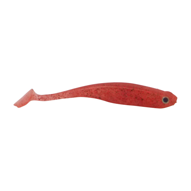 Swimerz Soft Shad 100Mm Paddle Tail Lure Red Bug 6 Pack Baits & Lures