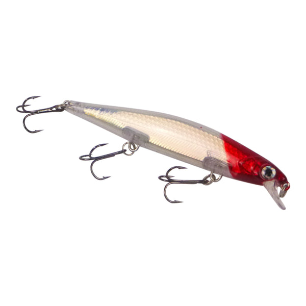 Finesse Chudan Sinking Diving Minnow Red Head 110Mm Baits & Lures