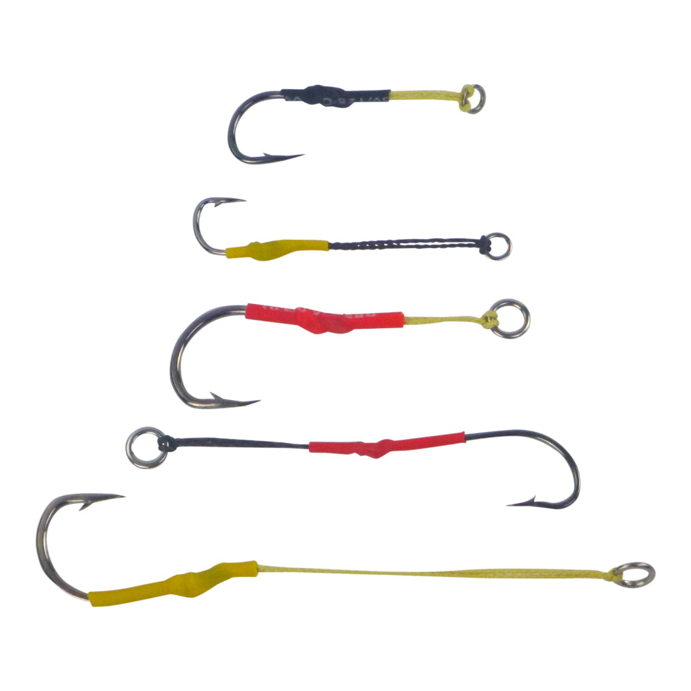 Swimerz Assist Hook Sleeves 2Mm Shrink Tube Black & Red 50Mml. Qty 30 Hooks