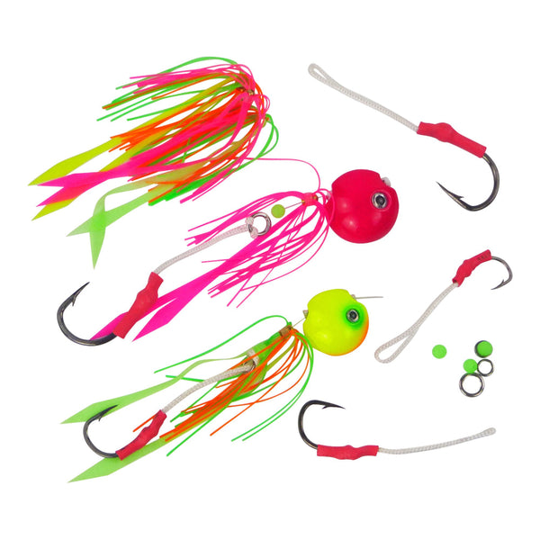 Finesse Kabura Jig Assist Skirts Rigging Pack Hooks