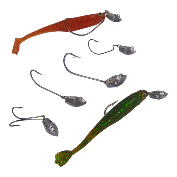 Swimerz 10Gm Arrowhead Jig Head 3/8Oz Lead Qty 12 Sinkers & Weights