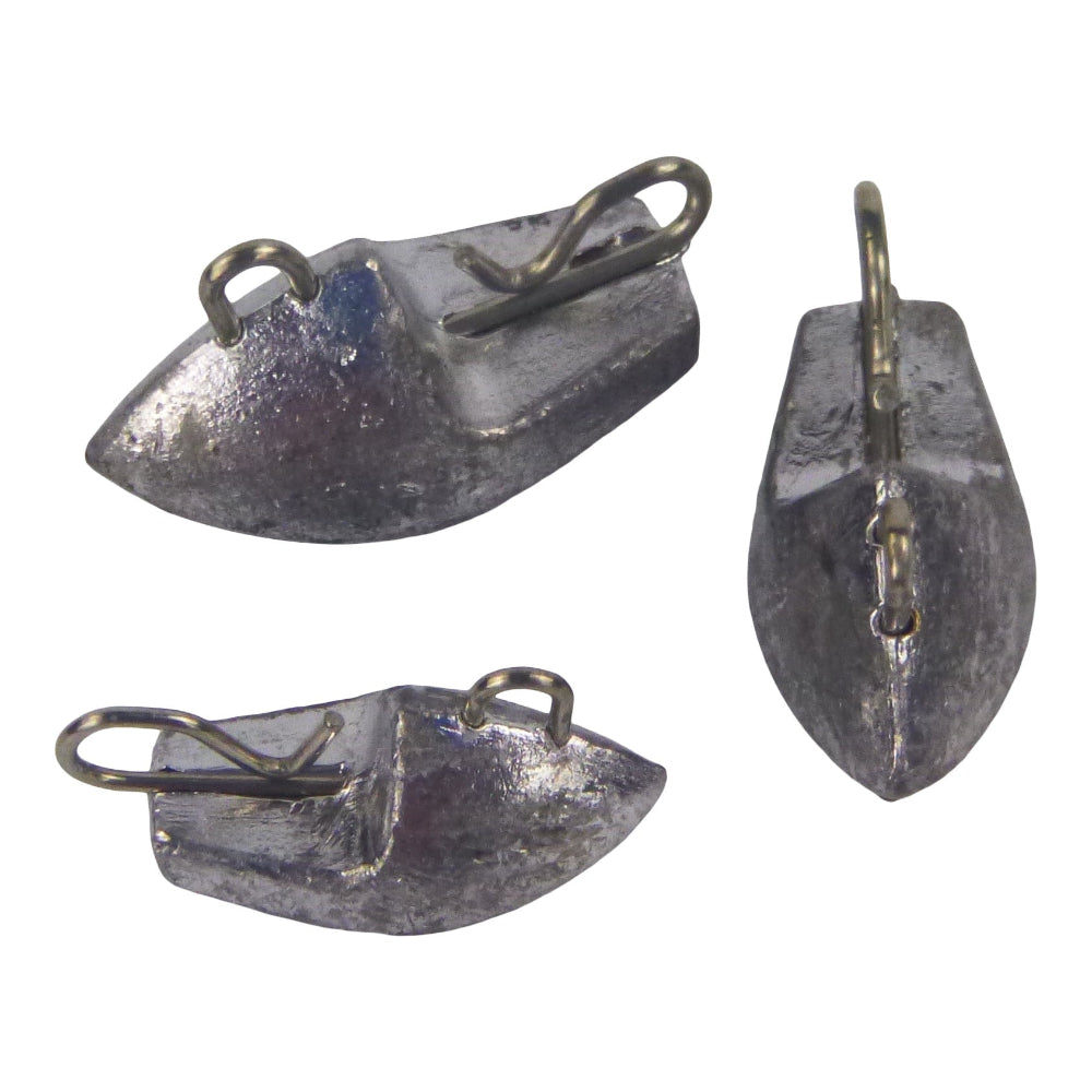 Swimerz 7Gm Arrowhead Jig Head 1/4Oz Lead Qty 15 Sinkers & Weights