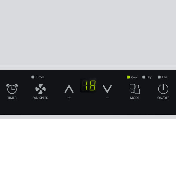 Devanti Portable Air Conditioner 7000Btu Cooling Mobile Fan Cooler Dehumidifier Portable Air Conditioners