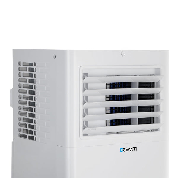 Devanti Portable Air Conditioner 7000Btu Cooling Mobile Fan Cooler Dehumidifier Portable Air Conditioners