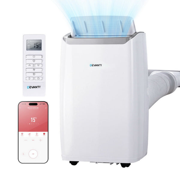 Devanti Portable Air Conditioner Dehumidifier Fan 14000Btu Portable Air Conditioners
