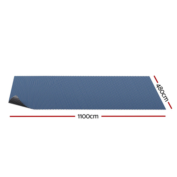 Aqua Buddy Pool Cover 600 Micron 11X4.8M Swimming Solar Blanket Blue Black Pool Covers