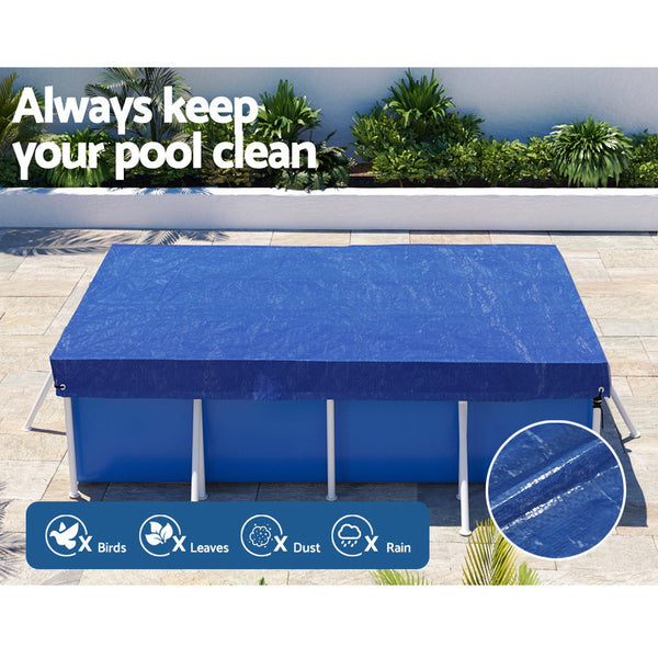 Aquabuddy Pool Cover 3X2m Above Ground Swimming Blanket Blue Pool Covers