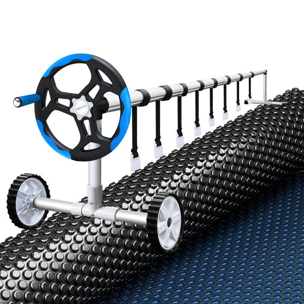 Aluminium Pool Roller With 600 Micron Solar Cover For Swimming Pools Pool Covers