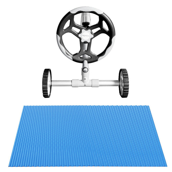 Aluminium Pool Roller With 600 Micron Solar Cover For Swimming Pools Pool Covers