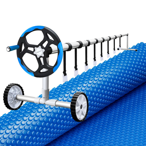 Aluminium Pool Roller With 600 Micron Ldpe Solar Cover For Swimming Pools Pool Covers