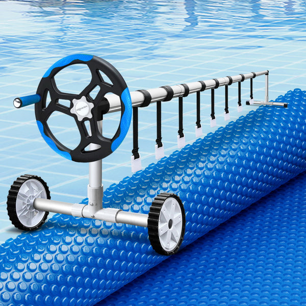 Aluminium Pool Roller With 600 Micron Ldpe Solar Cover For Swimming Pools Pool Covers