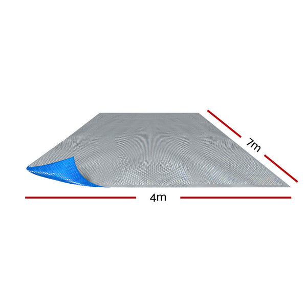 Ldpe Solar Pool Cover 500 Micron Blue Silver 7 Metre By 4 Equipment Pool Covers