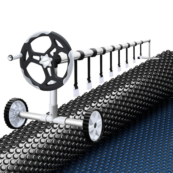 Aluminium Pool Roller With 600 Micron Solar Cover For Swimming Pools Pool Covers