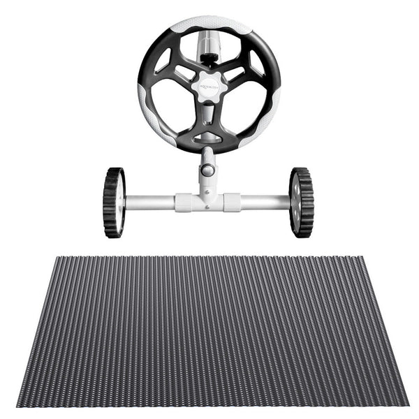 Aluminium Pool Roller With 600 Micron Solar Cover For Swimming Pools Pool Covers